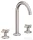 Hansgrohe AXOR ONE 170 3 üléses mosdó csaptelep,klik-klak leeresztővel, rozsdamentes acél hatású 48040800