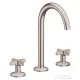 Hansgrohe AXOR ONE 170 3 üléses mosdó csaptelep,klik-klak leeresztővel, rozsdamentes acél hatású 48040800