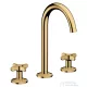 Hansgrohe AXOR ONE 170 3 üléses mosdó csaptelep,klik-klak leeresztővel, Polírozott arany hatású 48040990