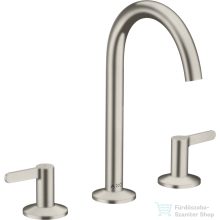   Hansgrohe AXOR ONE 170 3 üléses mosdó csaptelep,klik-klak leeresztővel,rozsdamentes acél hatású 48050800