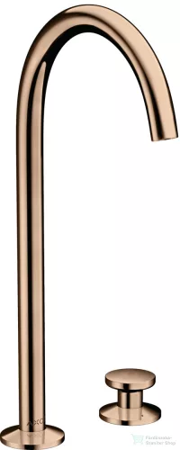 Hansgrohe AXOR ONE 260 Select 2 üléses magasított mosdócsaptelep klik-klak leeresztővel,polírozott vörös arany hatású 48060300