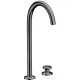 Hansgrohe AXOR ONE 260 Select 2 üléses magasított mosdócsaptelep klik-klak leeresztővel,polírozott fekete króm 48060330