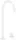 Hansgrohe AXOR ONE 260 Select 2 üléses magasított mosdócsaptelep klik-klak leeresztővel,matt fehér 48060700