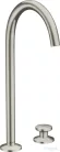 Hansgrohe AXOR ONE 260 Select 2 üléses magasított mosdócsaptelep klik-klak leeresztővel,rozsdamentes acél hatású 48060800