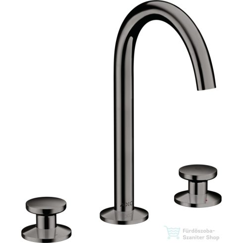 Hansgrohe AXOR ONE Select 170 3 üléses mosdó csaptelep, klik-klak leeresztővel,polírozott fekete króm 48070330