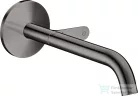 Hansgrohe AXOR ONE Select falsík alatti mosdócsaptelep 22 cm-es kifolyóval,nem zárható leeresztővel,polírozott fekete króm 48112330