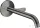 Hansgrohe AXOR ONE Select falsík alatti mosdócsaptelep 22 cm-es kifolyóval,nem zárható leeresztővel,polírozott fekete króm 48112330
