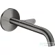 Hansgrohe AXOR ONE Select falsík alatti mosdócsaptelep 22 cm-es kifolyóval,nem zárható leeresztővel,polírozott fekete króm 48112330