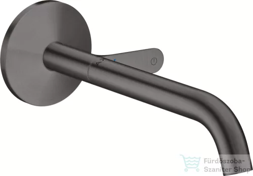 Hansgrohe AXOR ONE Select falsík alatti mosdócsaptelep 22 cm-es kifolyóval,nem zárható leeresztővel,szálcsiszolt fekete króm 48112340