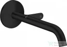 Hansgrohe AXOR ONE Select falsík alatti mosdócsaptelep 22 cm-es kifolyóval,nem zárható leeresztővel,matt fekete 48112670