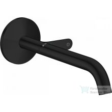  Hansgrohe AXOR ONE Select falsík alatti mosdócsaptelep 22 cm-es kifolyóval,nem zárható leeresztővel,matt fekete 48112670