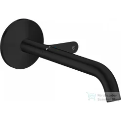   Hansgrohe AXOR ONE Select falsík alatti mosdócsaptelep 22 cm-es kifolyóval,nem zárható leeresztővel,matt fekete 48112670