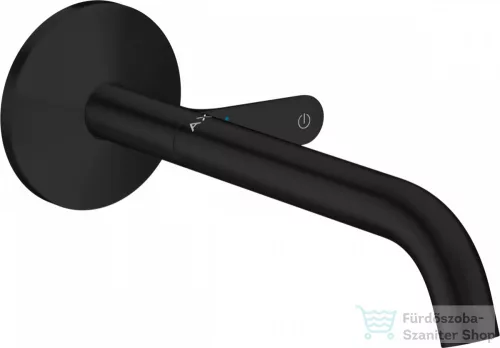 Hansgrohe AXOR ONE Select falsík alatti mosdócsaptelep 22 cm-es kifolyóval,nem zárható leeresztővel,matt fekete 48112670
