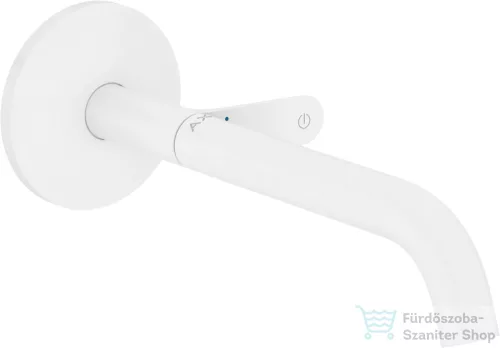Hansgrohe AXOR ONE Select falsík alatti mosdócsaptelep 22 cm-es kifolyóval,nem zárható leeresztővel,Matt fehér 48112700