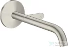 Hansgrohe AXOR ONE Select falsík alatti mosdócsaptelep 22 cm-es kifolyóval,nem zárható leeresztővel,rozsdamentes acél hatású 48112800