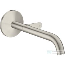   Hansgrohe AXOR ONE Select falsík alatti mosdócsaptelep 22 cm-es kifolyóval,nem zárható leeresztővel,rozsdamentes acél hatású 48112800