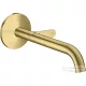Hansgrohe AXOR ONE Select falsík alatti mosdócsaptelep 22 cm-es kifolyóval,nem zárható leeresztővel,szálcsiszolt sárgaréz hatású 48112950