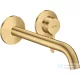 Hansgrohe AXOR ONE falsík alatti mosdócsaptelep 22 cm-es kifolyóval,nem zárható leeresztővel,Szálcsiszolt arany hatású 48120250