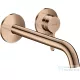 Hansgrohe AXOR ONE falsík alatti mosdócsaptelep 22 cm-es kifolyóval,nem zárható leeresztővel,Polírozott vörös arany hatású 48120300