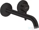 Hansgrohe Axor One fali mosdócsaptelep 220mm kifolyóval, matt fekete 48120670