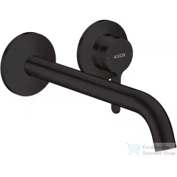   Hansgrohe Axor One fali mosdócsaptelep 220mm kifolyóval, matt fekete 48120670