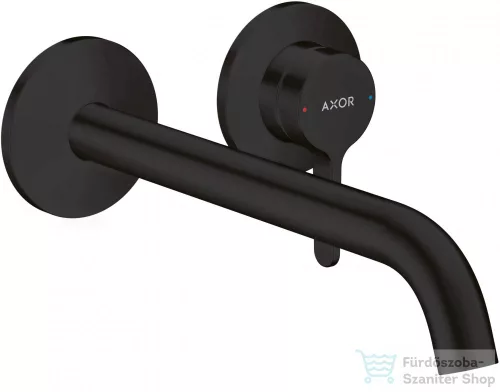 Hansgrohe Axor One fali mosdócsaptelep 220mm kifolyóval, matt fekete 48120670
