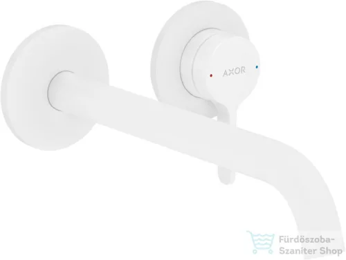 Hansgrohe AXOR ONE falsík alatti mosdócsaptelep 22 cm-es kifolyóval,nem zárható leeresztővel,Matt fehér 48120700
