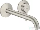 Hansgrohe AXOR ONE falsík alatti mosdócsaptelep 22 cm-es kifolyóval,nem zárható leeresztővel,rozsdamentes acél hatású 48120800