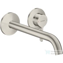   Hansgrohe AXOR ONE falsík alatti mosdócsaptelep 22 cm-es kifolyóval,nem zárható leeresztővel,rozsdamentes acél hatású 48120800