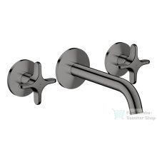   Hansgrohe AXOR ONE falsík alatti mosdó csaptelep 16 cm-es kifolyóval, polírozott fekete króm 48130330