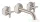 Hansgrohe AXOR ONE falsík alatti mosdó csaptelep 16 cm-es kifolyóval, rozsdamentes acél hatású 48130800