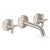 Hansgrohe AXOR ONE falsík alatti mosdó csaptelep 16 cm-es kifolyóval, rozsdamentes acél hatású 48130800