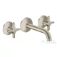 Hansgrohe AXOR ONE falsík alatti mosdó csaptelep 16 cm-es kifolyóval, szálcsiszolt nikkel 48130820