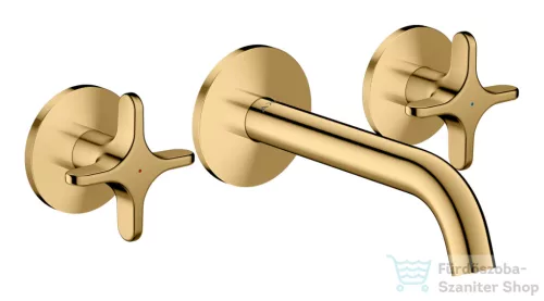Hansgrohe AXOR ONE falsík alatti mosdó csaptelep 16 cm-es kifolyóval, polírozott arany hatású 48130990