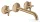 Hansgrohe AXOR ONE falsík alatti mosdó csaptelep 22 cm-es kifolyóval, szálcsiszolt bronz 48140140