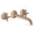 Hansgrohe AXOR ONE falsík alatti mosdó csaptelep 22 cm-es kifolyóval, polírozott vörös arany hatású 48140300