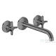 Hansgrohe AXOR ONE falsík alatti mosdó csaptelep 22 cm-es kifolyóval, polírozott fekete króm 48140330