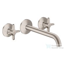   Hansgrohe AXOR ONE falsík alatti mosdó csaptelep 22 cm-es kifolyóval, rozsdamentes acél hatású 48140800