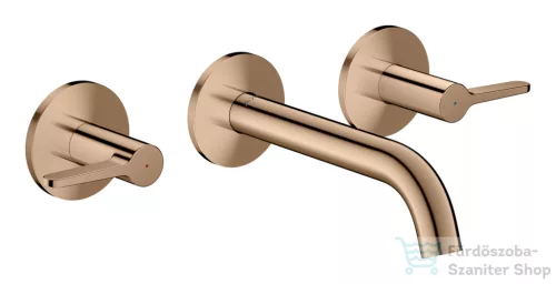Hansgrohe AXOR ONE falsík alatti mosdó csaptelep 16 cm-es kifolyóval, polírozott vörös arany hatású 48150300