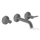 Hansgrohe AXOR ONE falsík alatti mosdó csaptelep 16 cm-es kifolyóval, szálcsiszolt fekete króm 48150340