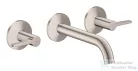 Hansgrohe AXOR ONE falsík alatti mosdó csaptelep 16 cm-es kifolyóval, rozsdamentes acél hatású 48150800