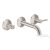 Hansgrohe AXOR ONE falsík alatti mosdó csaptelep 16 cm-es kifolyóval, rozsdamentes acél hatású 48150800