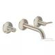 Hansgrohe AXOR ONE falsík alatti mosdó csaptelep 16 cm-es kifolyóval, szálcsiszolt nikkel 48150820