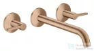 Hansgrohe AXOR ONE falsík alatti mosdó csaptelep 22 cm-es kifolyóval, szálcsiszolt vörös arany hatású 48160310