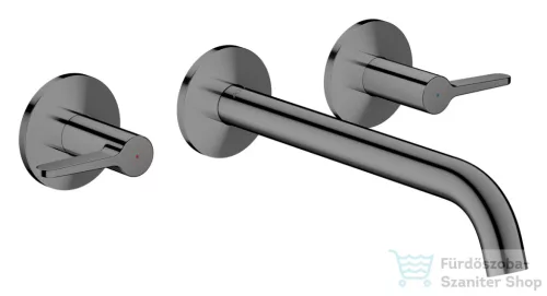 Hansgrohe AXOR ONE falsík alatti mosdó csaptelep 22 cm-es kifolyóval, polírozott fekete króm 48160330
