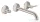 Hansgrohe AXOR ONE falsík alatti mosdó csaptelep 22 cm-es kifolyóval, rozsdamentes acél hatású 48160800