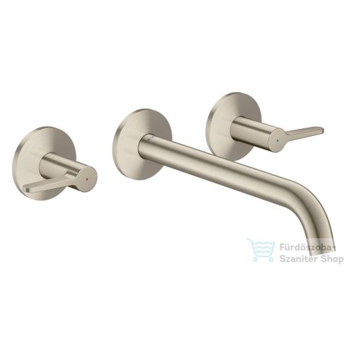 Hansgrohe AXOR ONE falsík alatti mosdó csaptelep 22 cm-es kifolyóval, szálcsiszolt nikkel 48160820