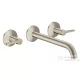Hansgrohe AXOR ONE falsík alatti mosdó csaptelep 22 cm-es kifolyóval, szálcsiszolt nikkel 48160820