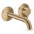 Hansgrohe AXOR ONE falsík alatti mosdó csaptelep 16 cm-es kifolyóval, szálcsiszolt bronz 48170140