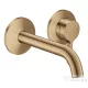Hansgrohe AXOR ONE falsík alatti mosdó csaptelep 16 cm-es kifolyóval, szálcsiszolt bronz 48170140